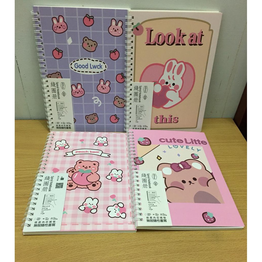 

NOTEBOOK SPIRAL/BUKU CATATAN CANTIK A5 6525-35 143X205