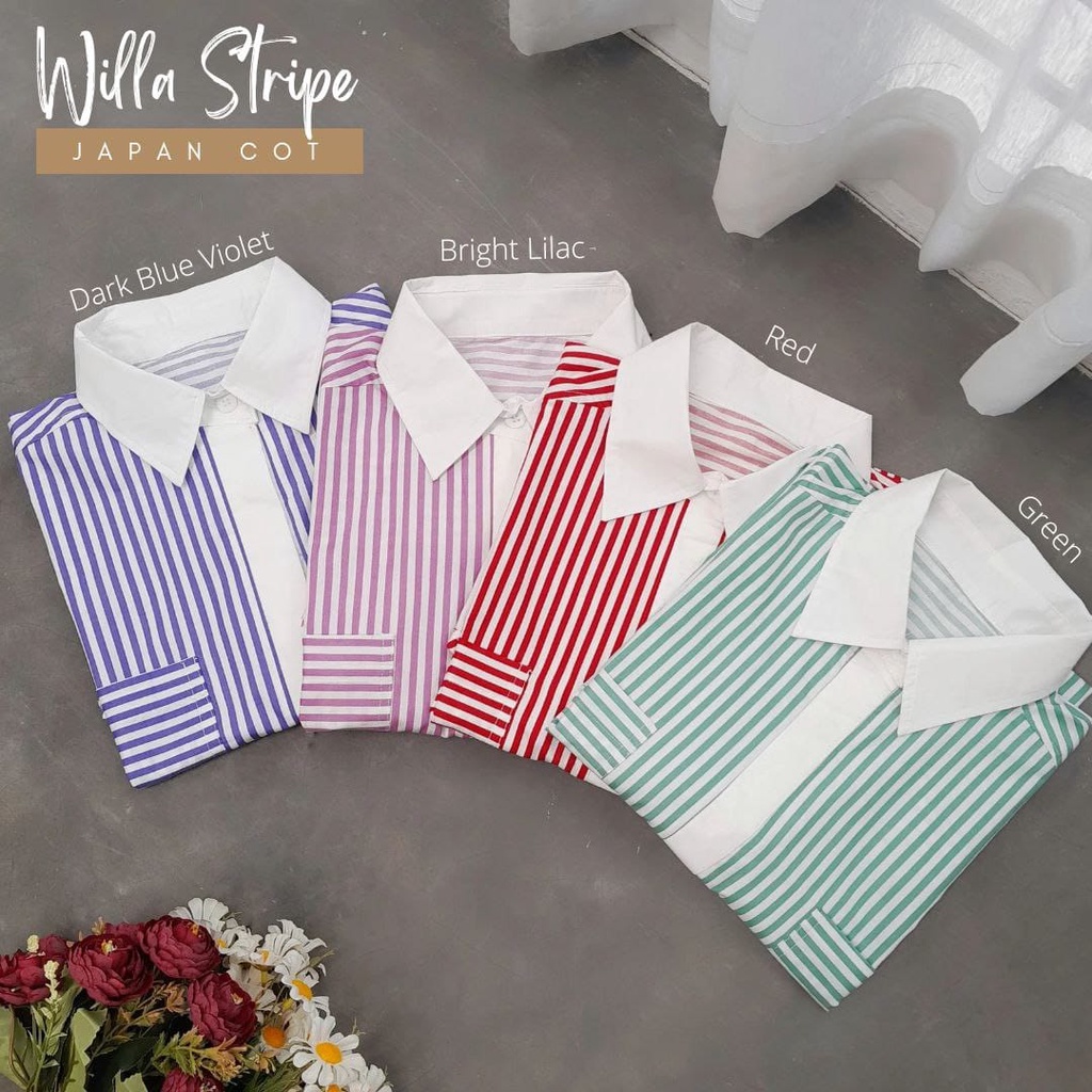 CallieTamami - A 6385 Willa Stripe Japan Cot