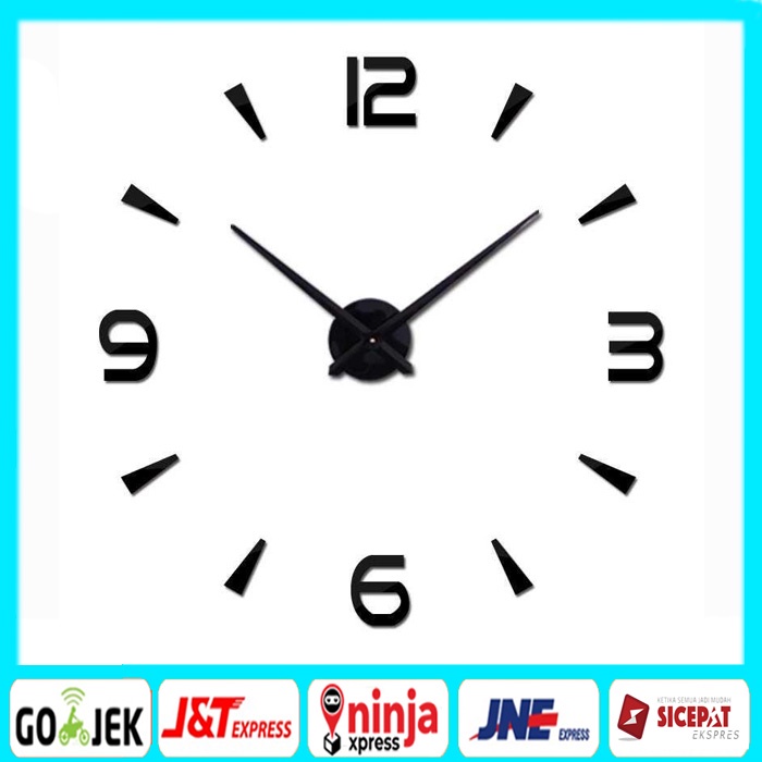 [UKURAN BESAR] JAM DINDING HIAS DIY / JAM DINDING TEMPEL UKURAN BESAR / JAM DINDING MODERN MEWAH MIN