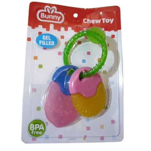 Teether / Gigitan Bayi Water Filled, Gel Filled, dan Silicone teether DODO, HUKI, LUSTY BUNNY