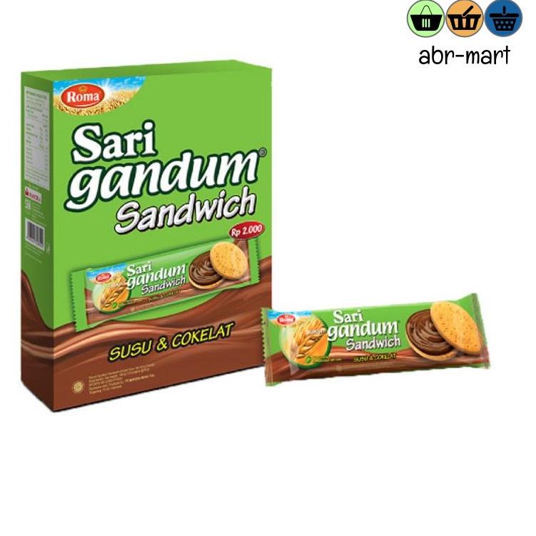 

Ready StockA5m0L ROMA Sari Gandum Coklat BOX [ 12x39gr ] *