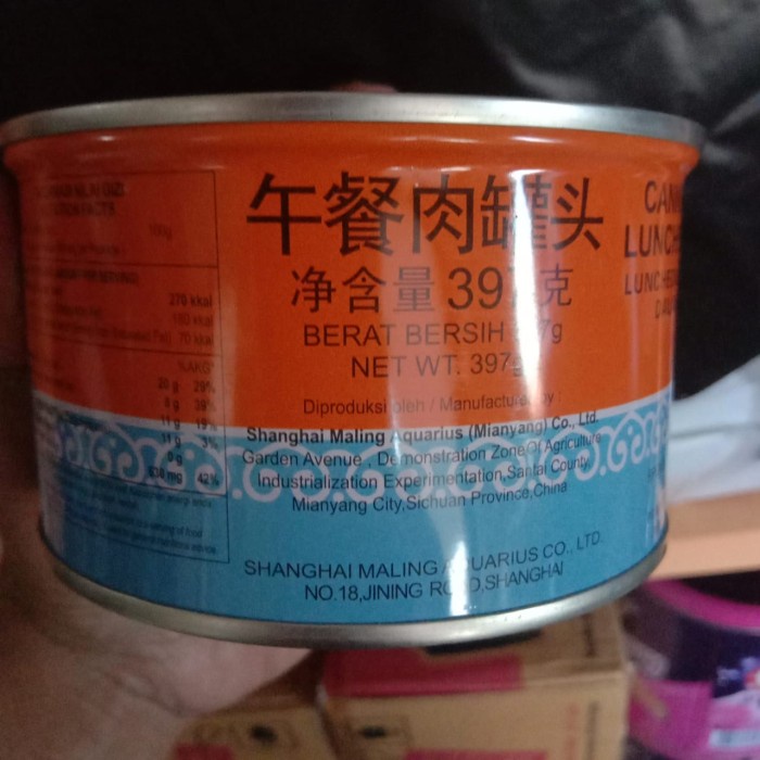 

Ma Ling Tts 397Grh /Maling Tts /Babi Kaleng - Free Bubble Wra