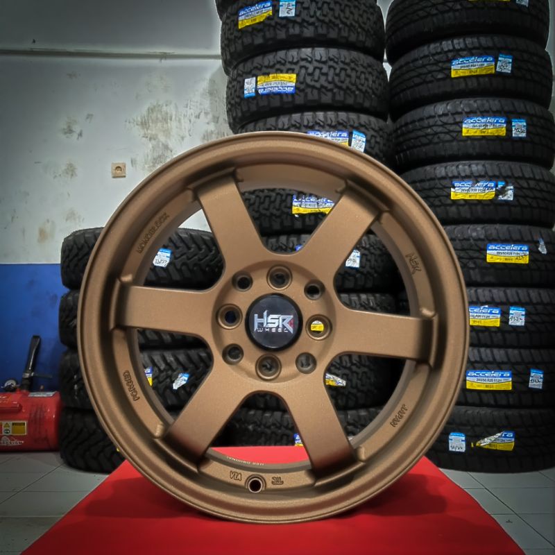 Velg Model Te37 Hsr Tokyo Pelak Mobil Brio Avanza Ignis Sigra Mobilio dll Hsr Tokyo Ring 15