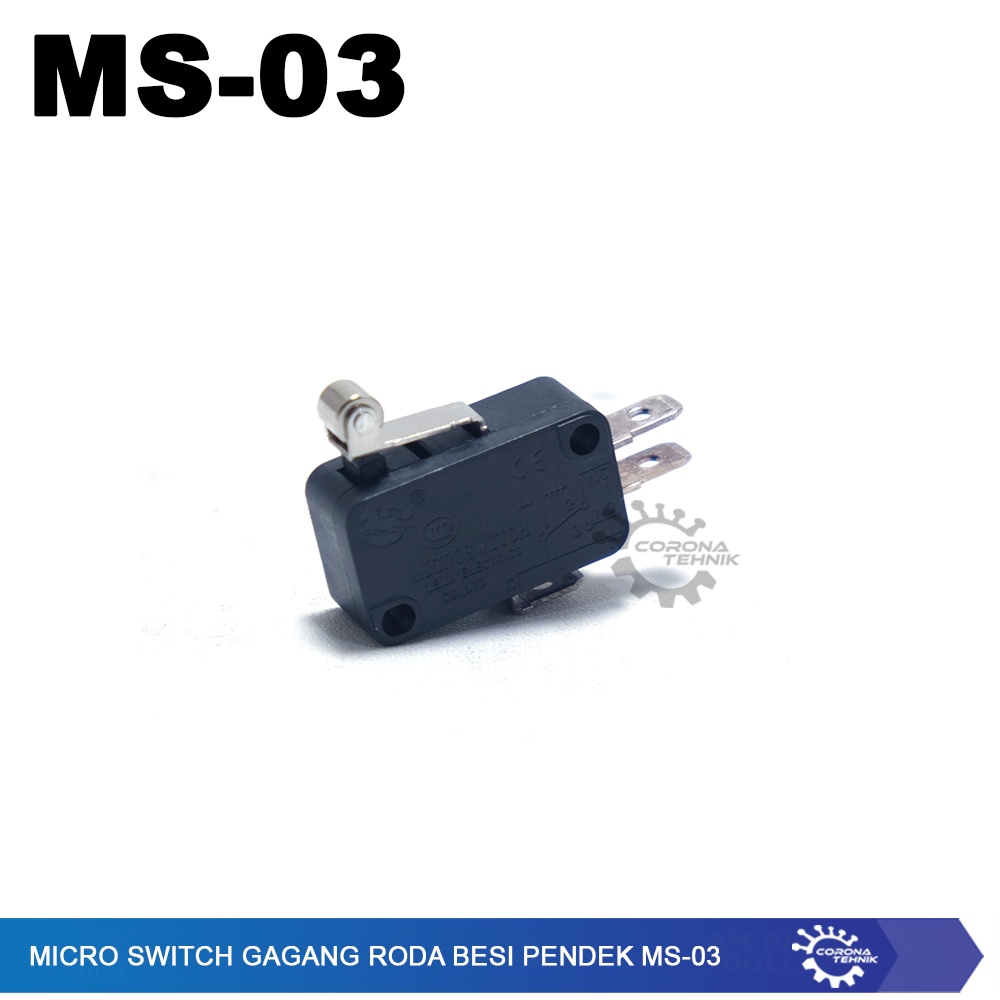 Micro Switch Roda Besi Pendek - MS-03