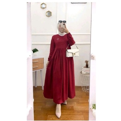 TAKAO.CO - KAYLA gamis remaja terbaru 2022 Gamis midi dress muslimah premium busui friendly Long dre