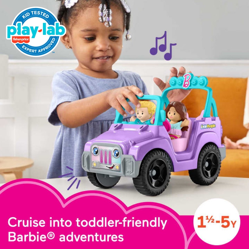 Fisher Price Little People Barbie Beach Cruiser - Mainan Playset &amp; Figur Anak