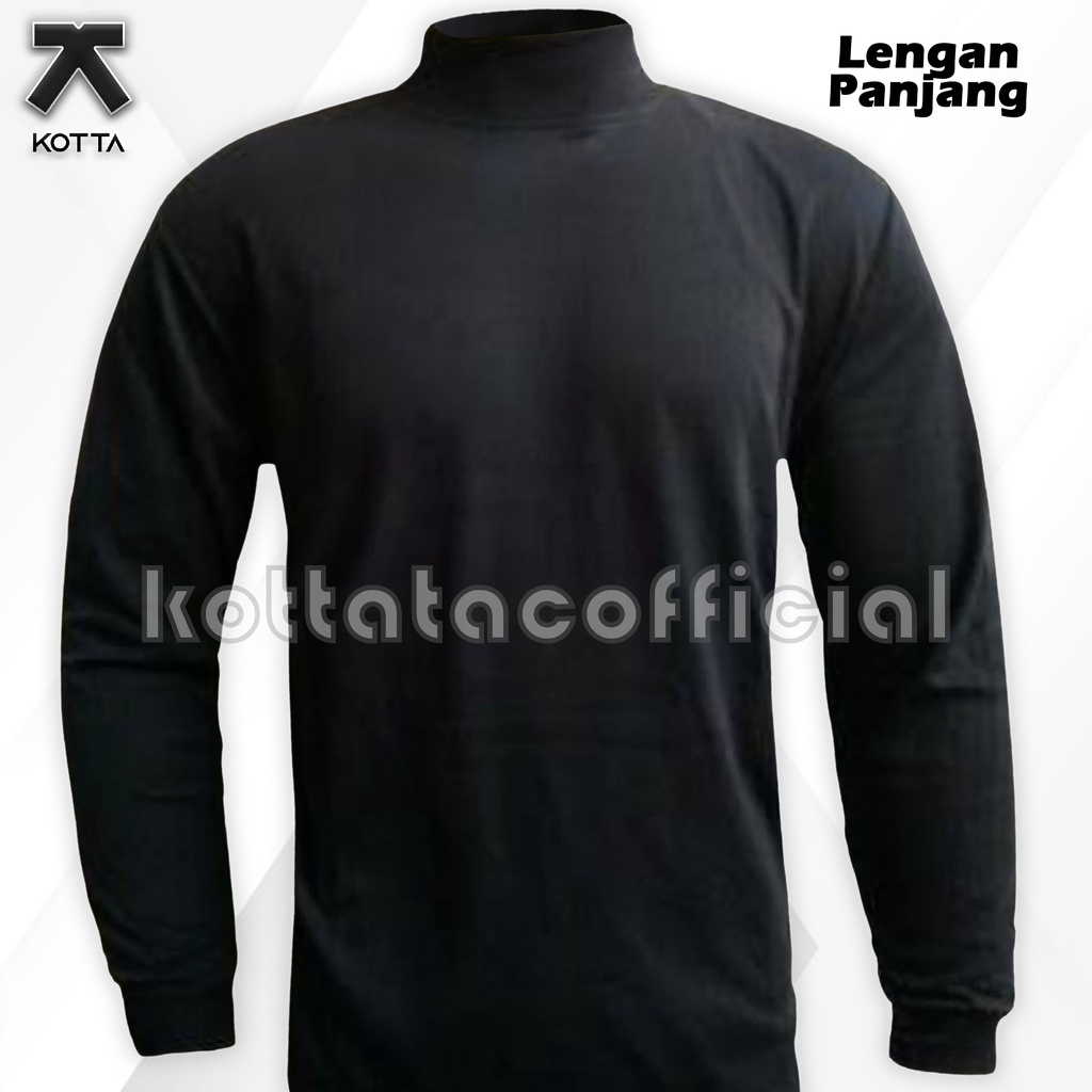 KAOS KERAH TINGGI LENGAN PENDEK - KAOS TURTLENECK - KAOS KERAH TINGGI UNISEX - BAJU KERAH TINGGI - KAOS KERAH KOREA - KAOS KERAH TINGGI LENGAN PAJANG