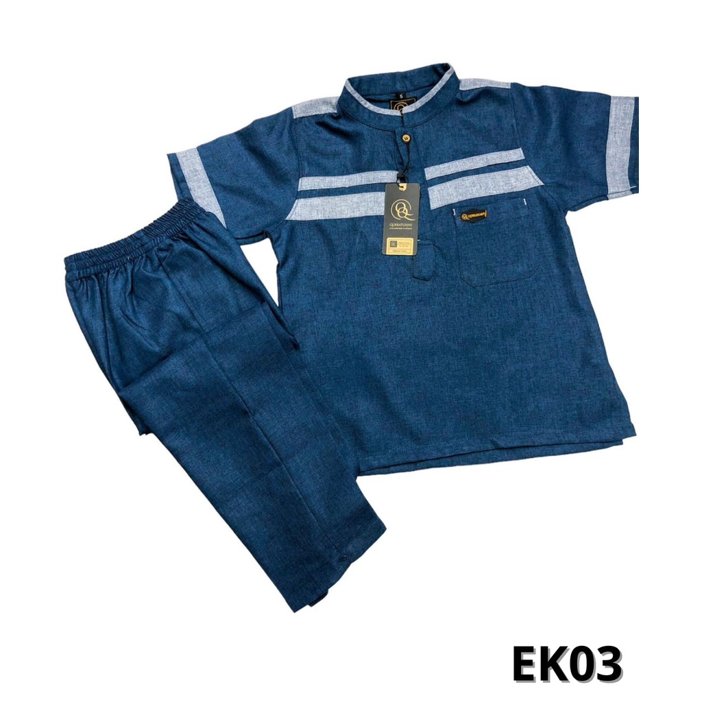 Two Mix - Setelan Baju Muslim Koko Anak Laki Laki Lebaran 1-12 Tahun EK03-4