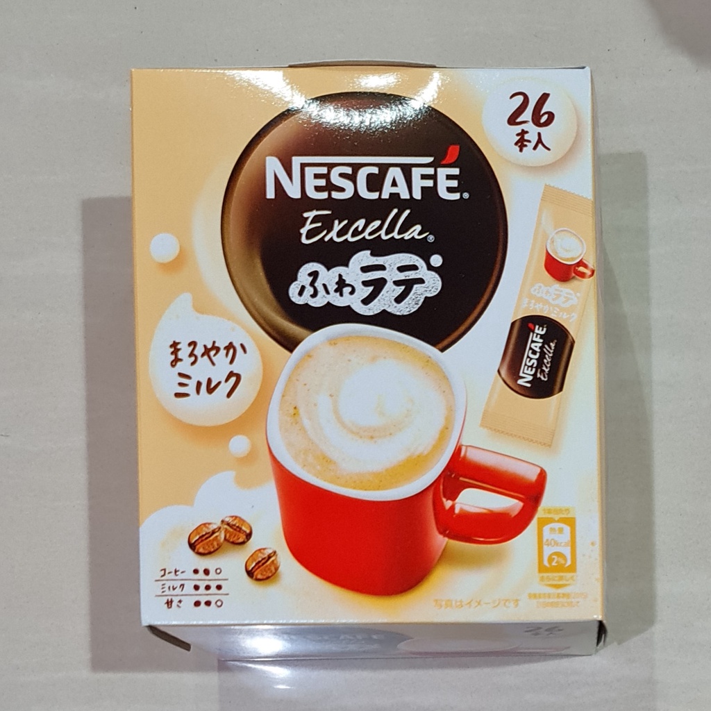 Nescafe Excella Fluffy Latte Mellow Milk 26 x 8 Gram