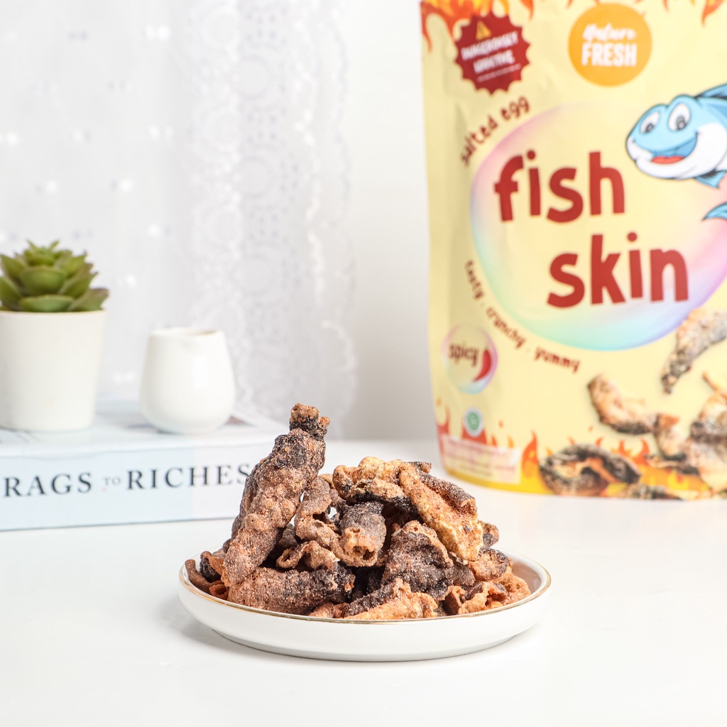 Nature Fresh Salted Egg Fish Skin Original - Spicy
