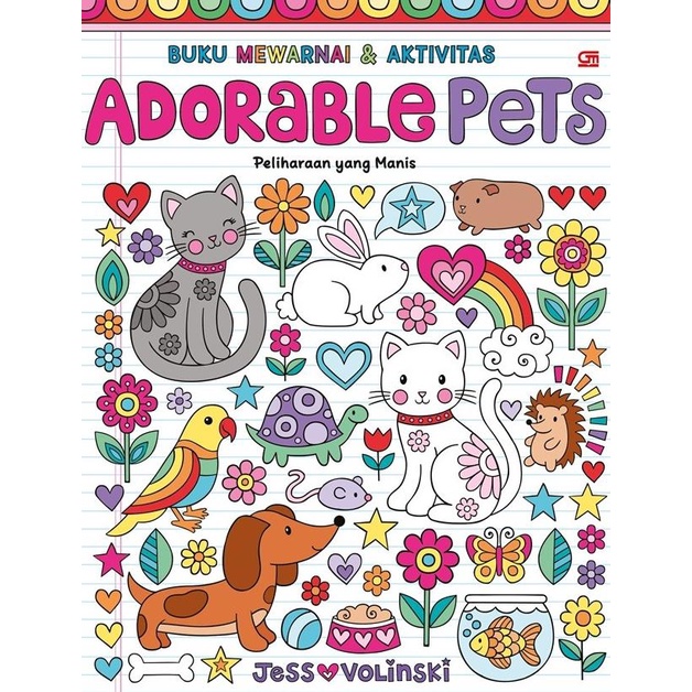 

Buku Mewarnai Dan Aktivitas: Peliharaan Yang Manis (Adorable