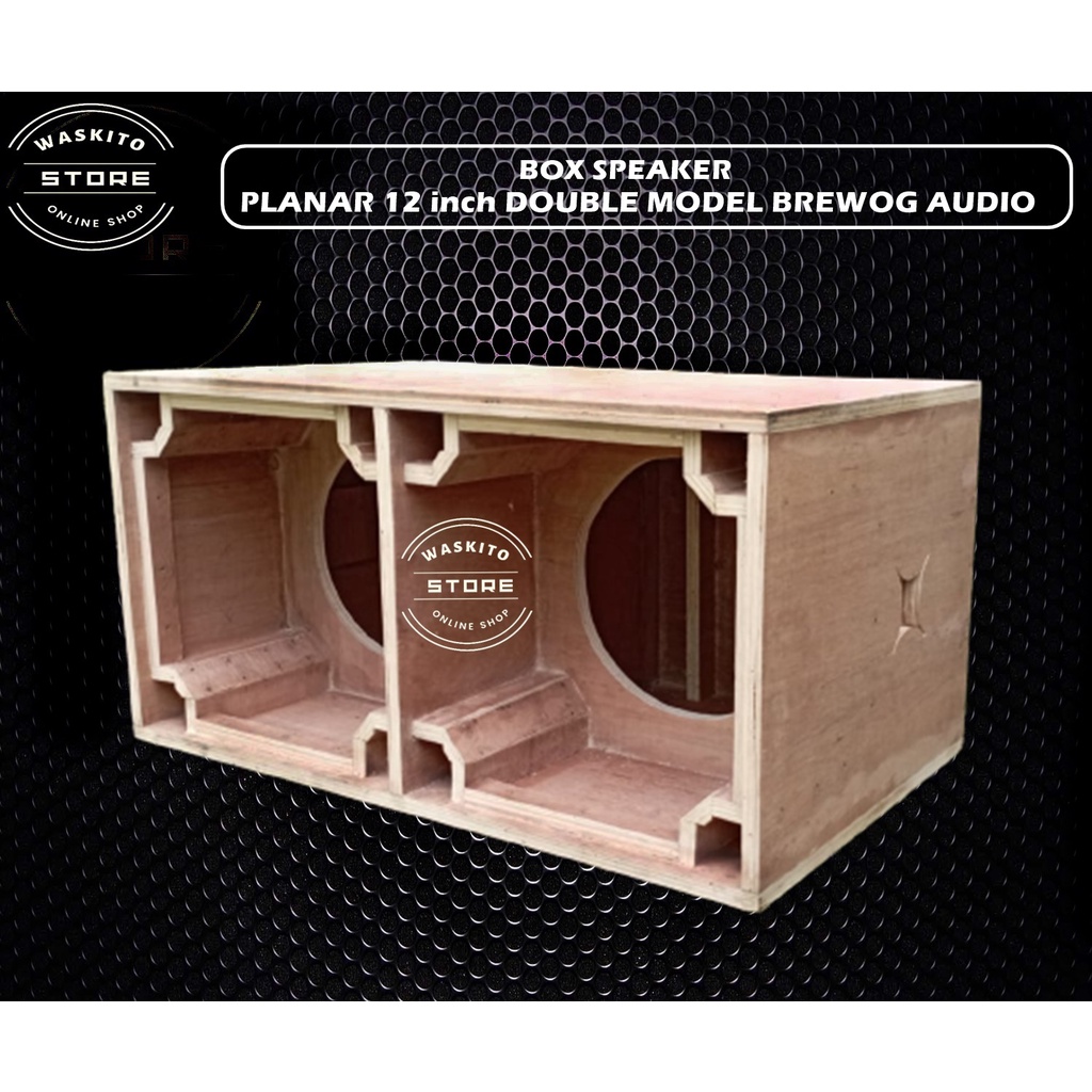 Box Speaker Planar 12 inch Double Model By BREWOG AUDIO