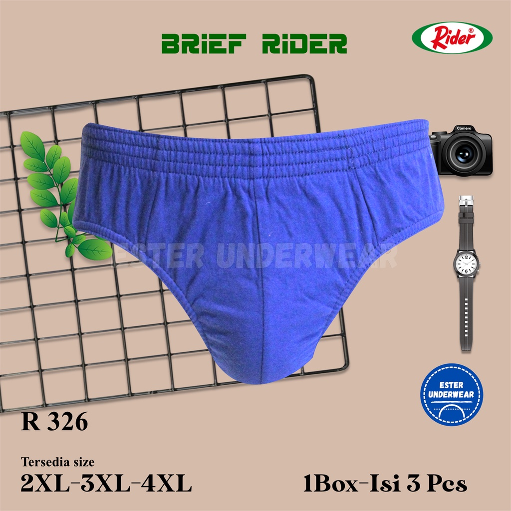 CELANA DALAM PRIA DEWASA BIG SIZE RIDER 326 VBS ISI 3 Pcs