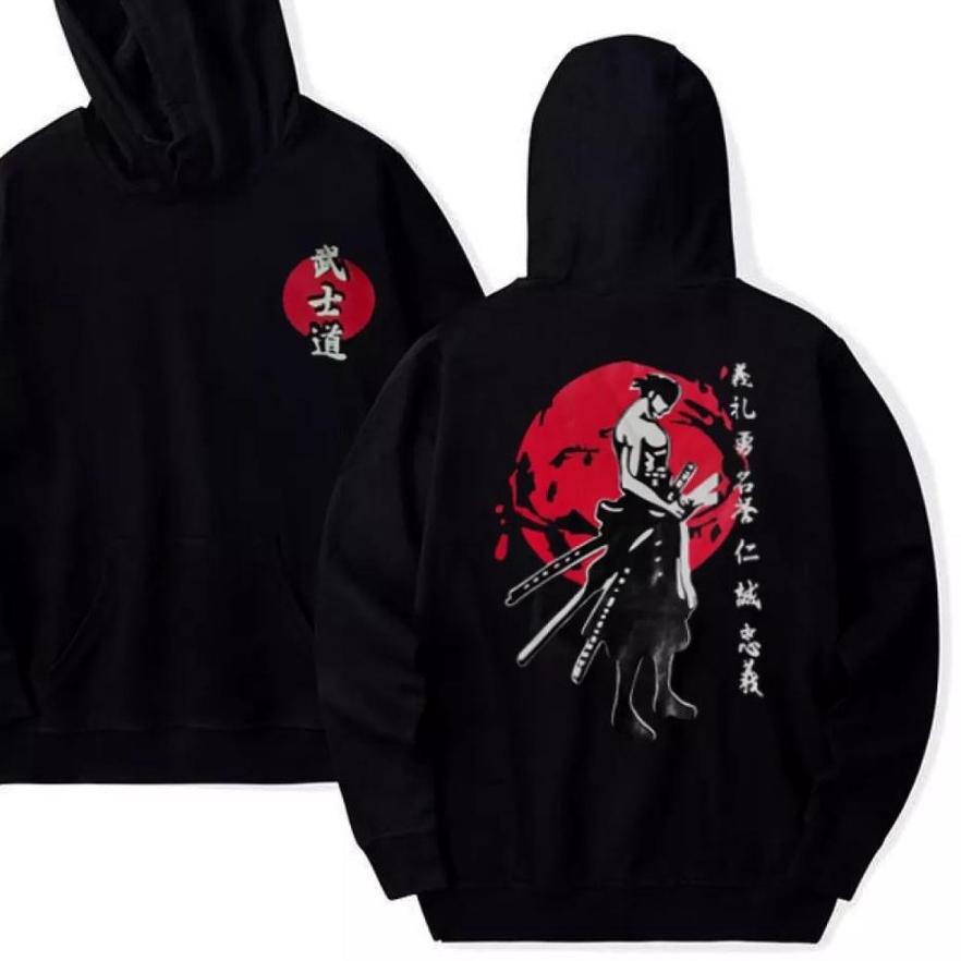 ✿ Jaket SAMURAI JAPANESE HOODIE }} Jaket Sweater Hoodie Jepang Original Pria COD Bayar ditempat ➦