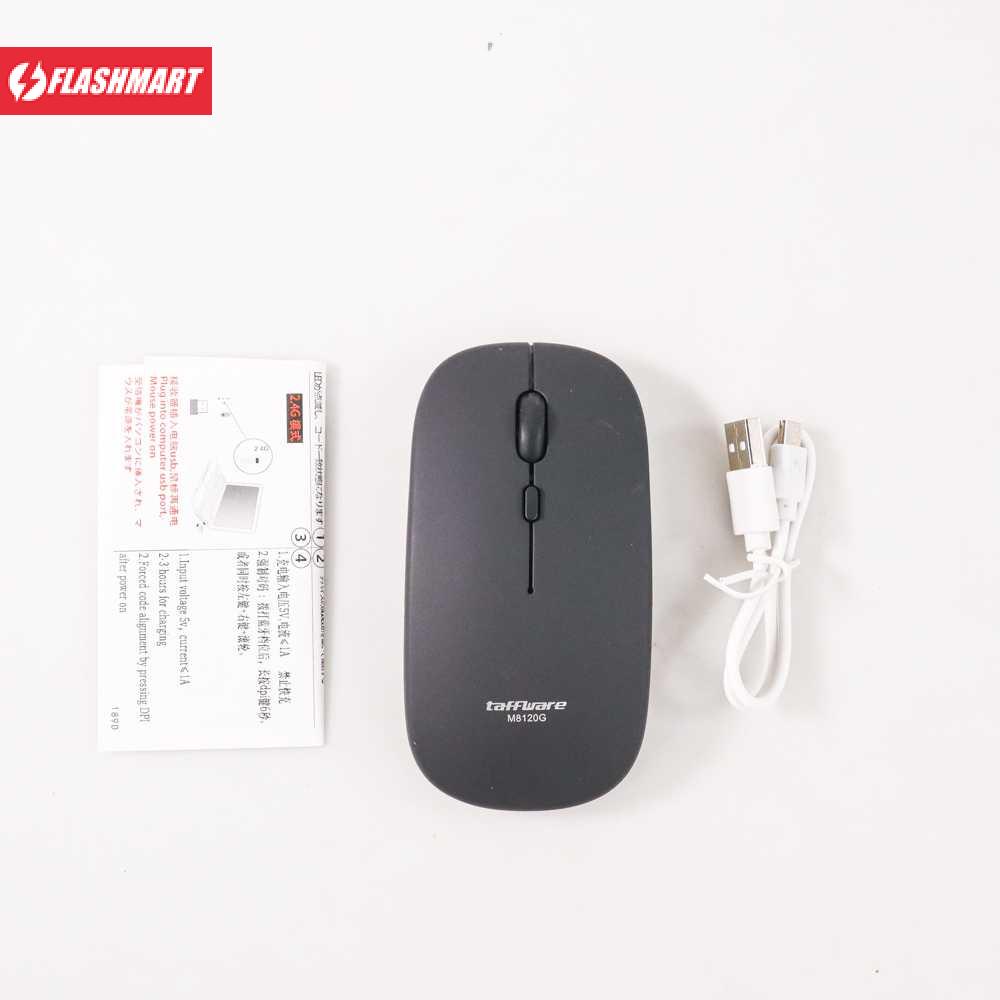 Flashmart Mouse Bluetooth 5.2 &amp; Wireless 2.4G Rechargeable - M8120G