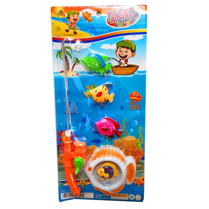 Pancing Mania 3118 Mainan Mancing 6 Ikan Magnet Kolam Fishing Games