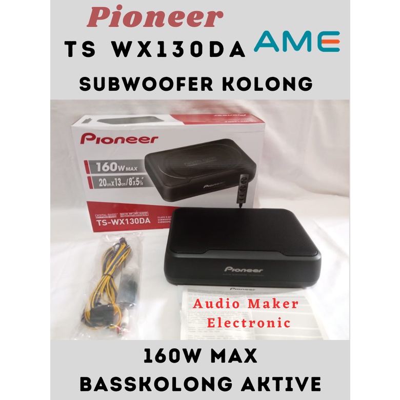 Sub Aktif pioneer TS WX130DA - Subwoofer Kolong Pioneer TS - WX130DA