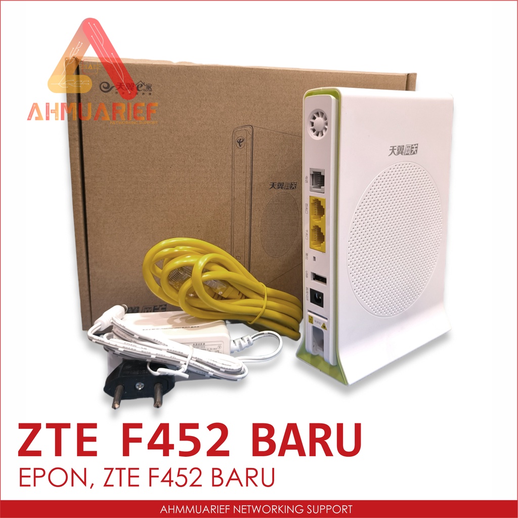 ONT EPON ONU ZTE ZXHN F452 ACCESS POINT WIRELESS WIFI BUKAN F660 F450 F460 F609 GPON ATAU XPON