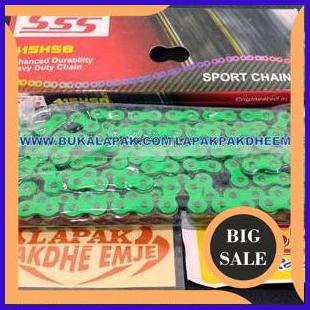 tools RANTAI SSS 415 130 HSB HIJAU GREEN RANTE 415 HSB 130 L CHAIN 415HSB 130L SSS ORIGINAL NOT RK D