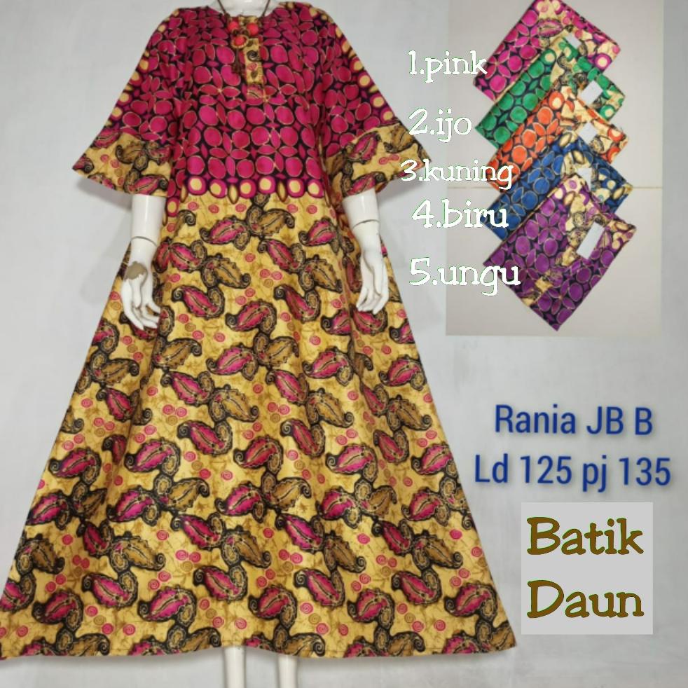 HARGA TERMURAAH Daster Panjang Jumbo Daster Lengan Panjang 3/4