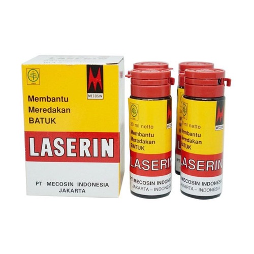 

LASERIN 30 ML OBAT BATUK BERDAHAK DEWASA SIRUP SAKIT TENGGOROKAN