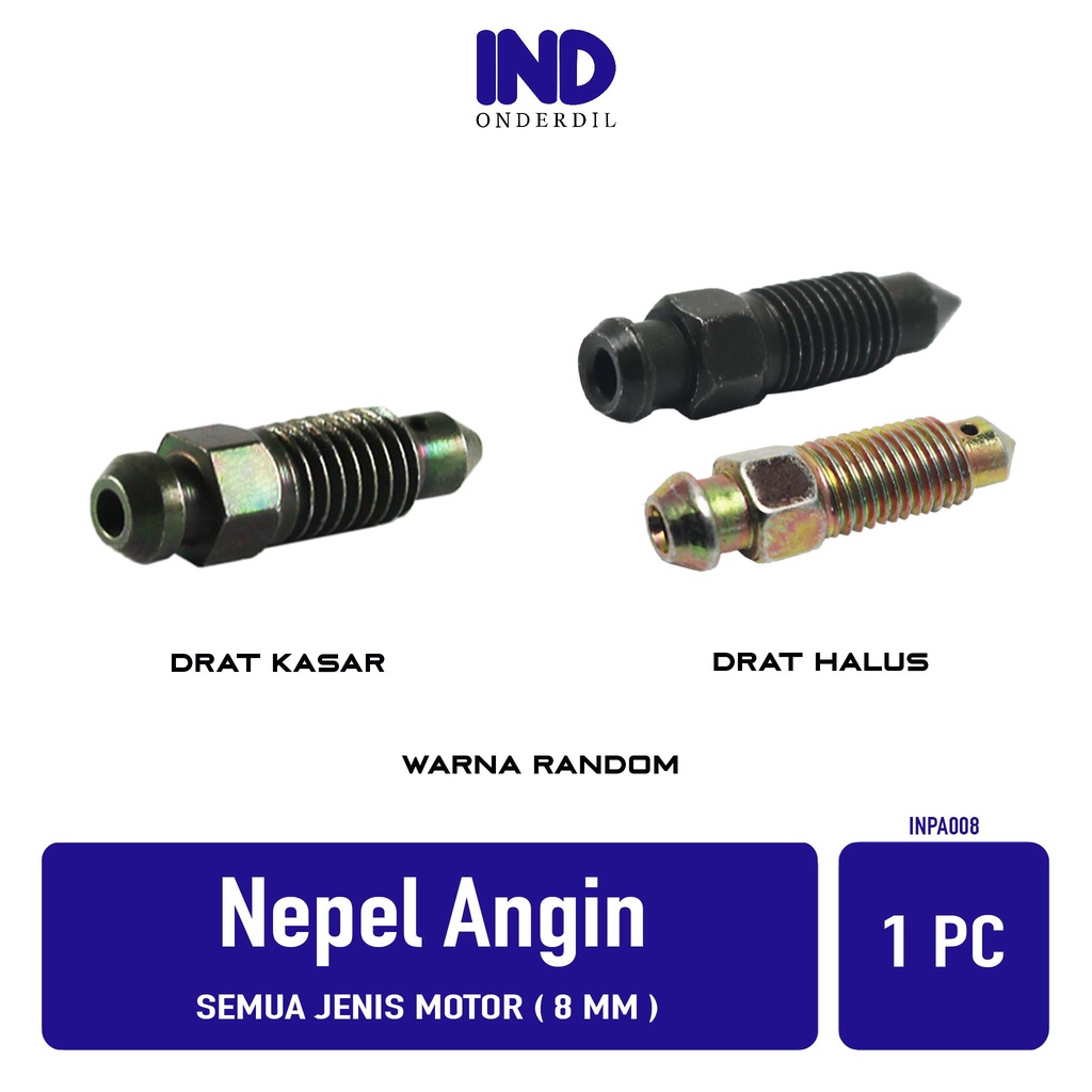 Baut Nepel-Nipple-Nipel Angin M8-8 MM