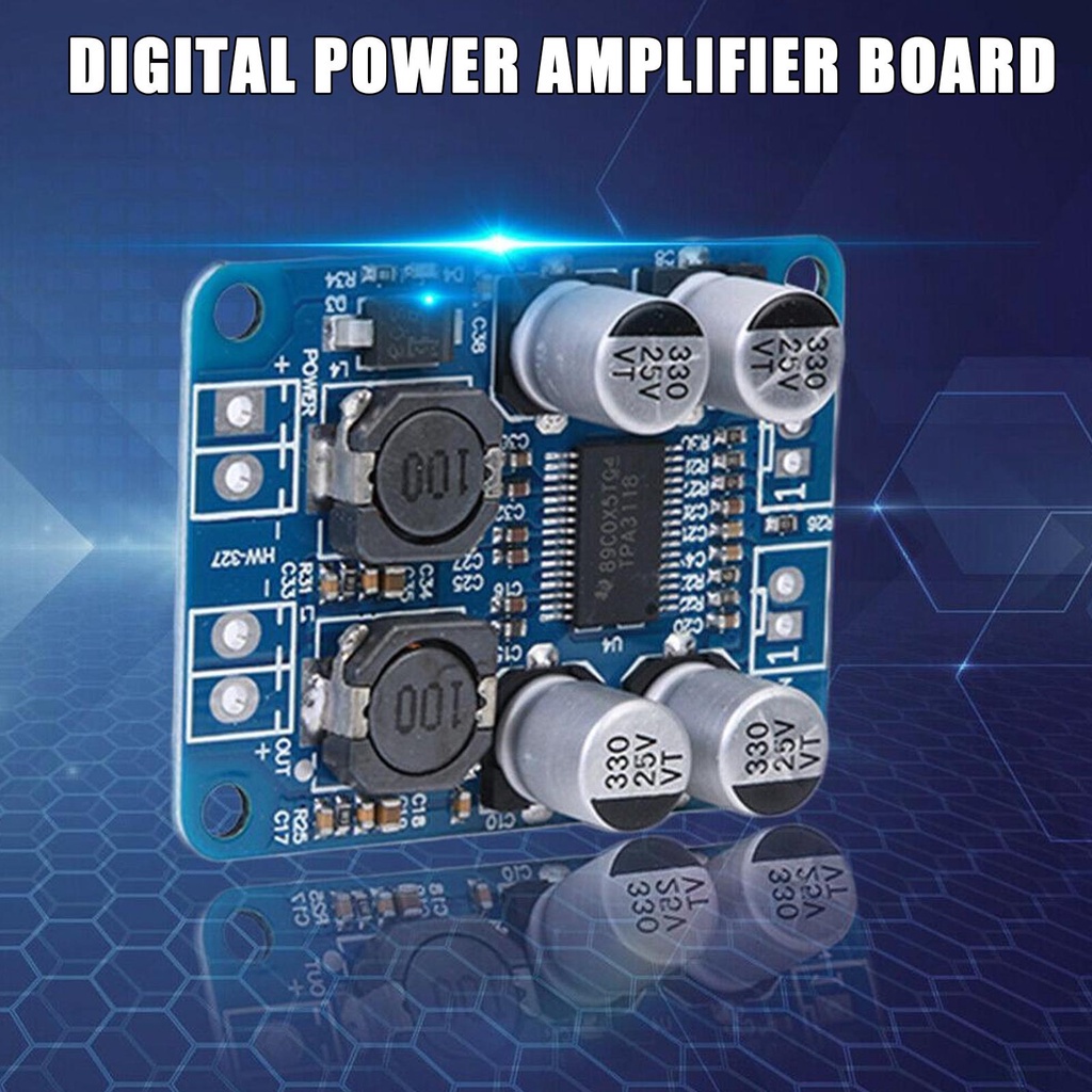 TPA3110 XH-A232 POWER AMPLIFIER CLASS D 30W+30W 2.0 DIGITAL STEREO MINIATUR Stereo Audio Power Amplifier