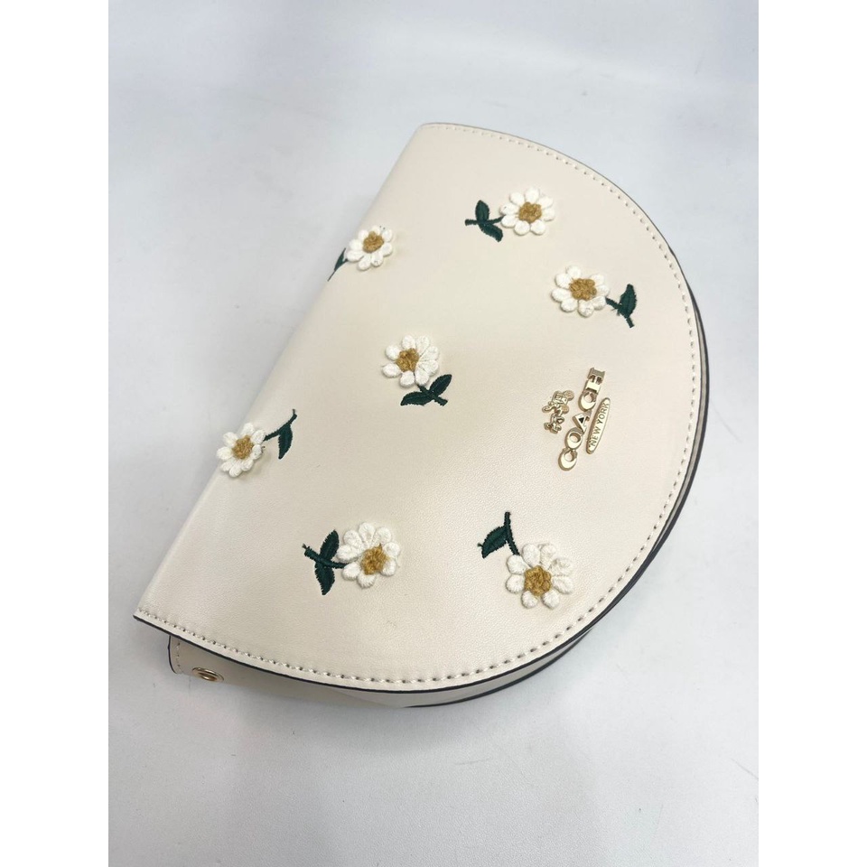 B0011 BAG SEMI CIRCLE SUNFLOWER FREEBOX/ Tas Fashion Wanita