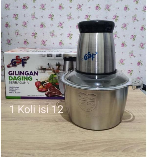 ♚ BLENDER DAGING GSF STAINLESS G-3802 CAPSULE CUTTER UKURAN BESAR blender daging meat blender ℮