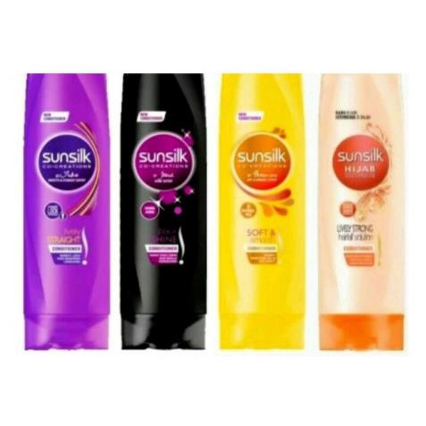 ^ KYRA ^ Sunsilk Shampo Conditioner Botol Soft Smooth Shampoo Hitam Berkilau Sampo - Netto 70 ml