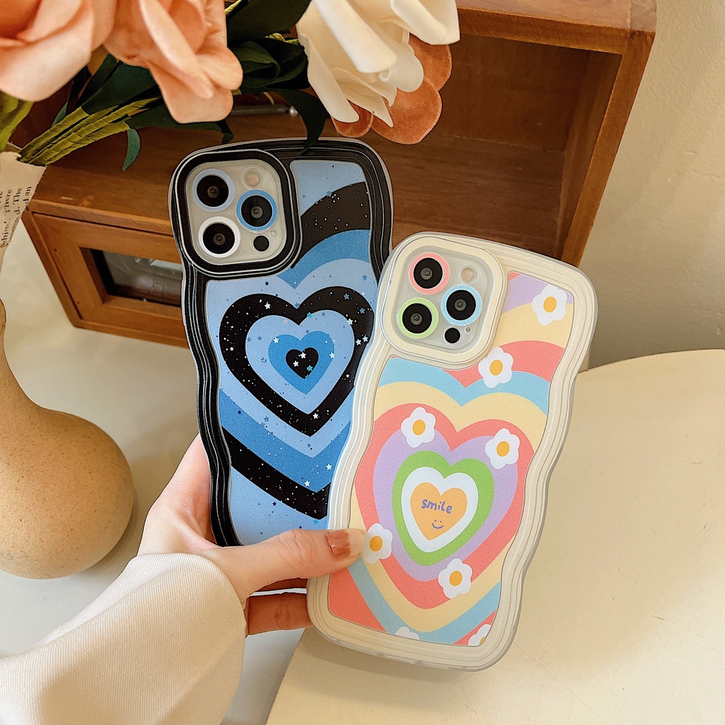 IPHONE Iphone14 14 Pro MAX IPhone13 Pro MAX 11PRO 11PRO Max12 12Pro MAX XR XS Max6 6S 7 8 Plus Retro love Tepi Melengkung TPU Phone Case Binteacase