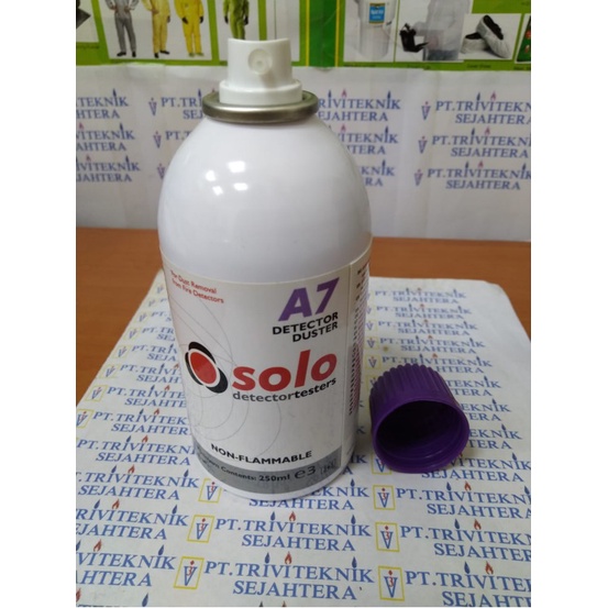 smoke detector duster non flammable solo A7,test cek asap ditector