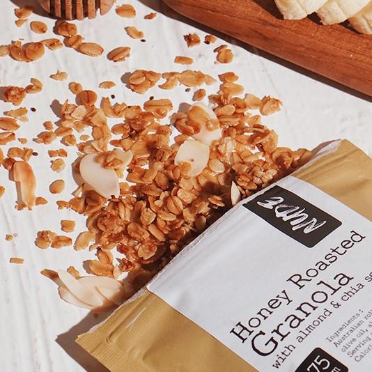 

♖ NUDE - Honey Roasted Granola with Almond Slices 175g - NO ADDED SUGAR ☺