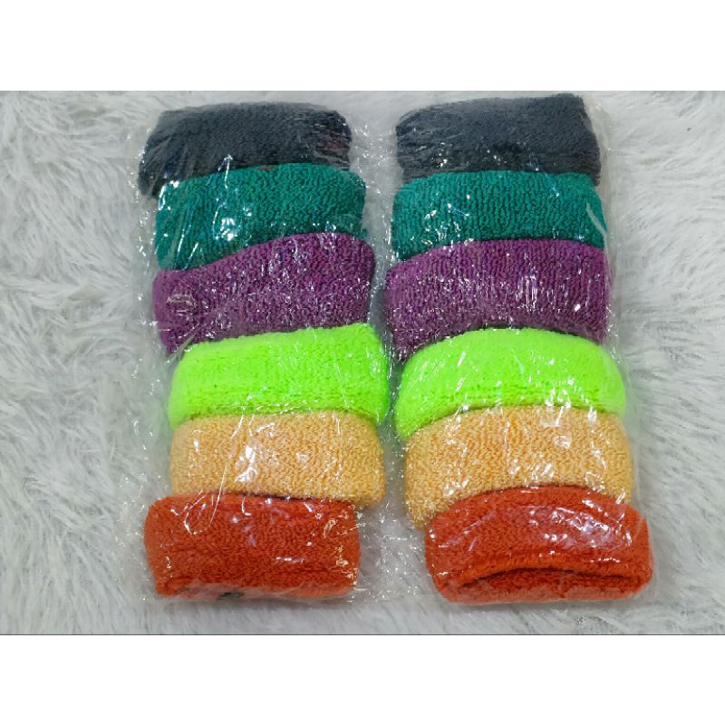 ikat rambut donat tanggung warna mix