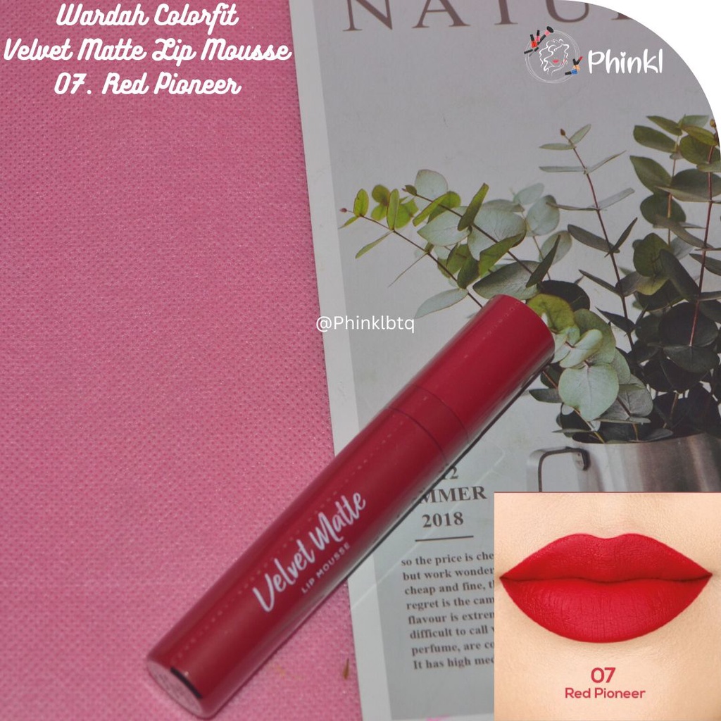 ᘺᗩᖇᕲᗩᕼ wardah velvet mattee lip cream lembut tahan lama lipstick cair ORIGINAL