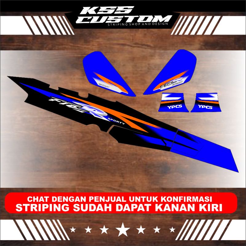 STRIPING F1ZR VARIASI - STIKER fiz r variasi - striping fiz full clutch fizr sporty