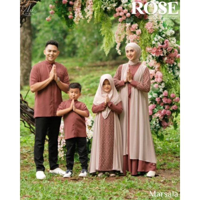 Ready Stok Siap Kirim  Rose Family Series By Aden Hijab