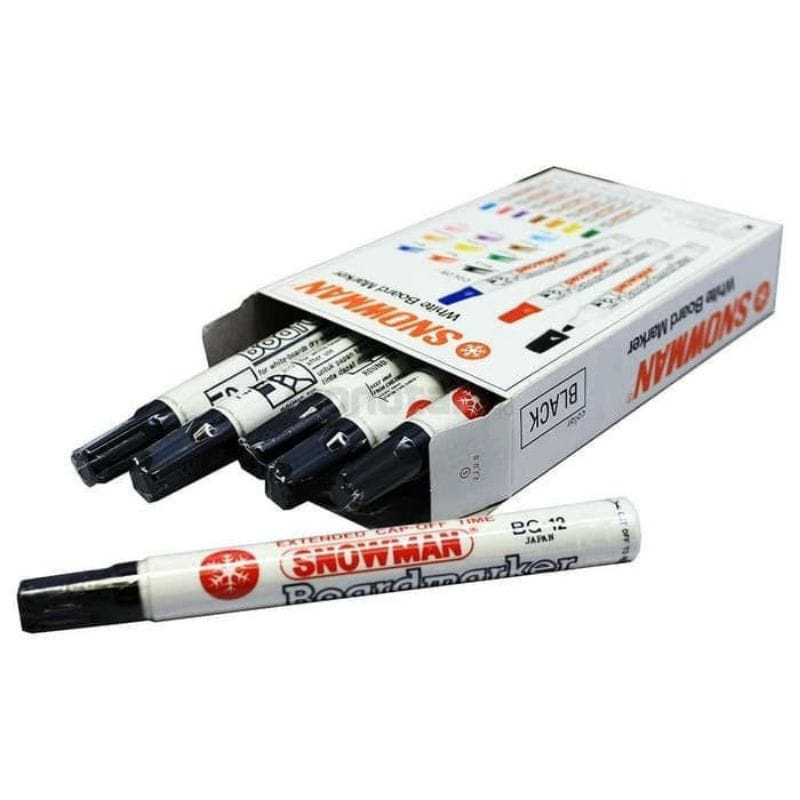 Spidol Snowman WhiteBoard Marker bisa dihapus