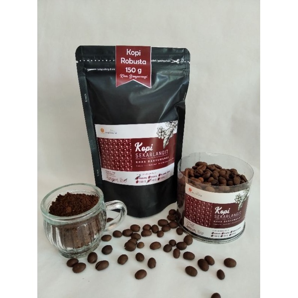 

Kopi sekarlangit -kopi bubuk khas banyuwangi- 150 gram