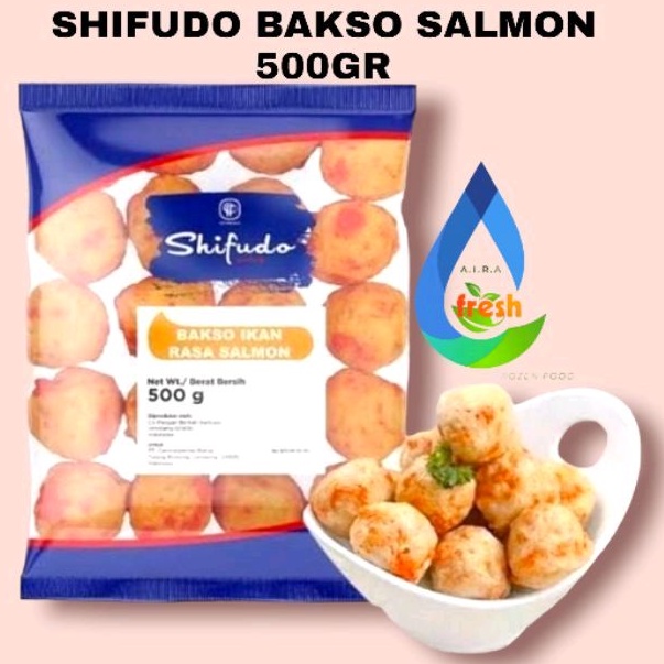 

Shifudo Bakso Ikan rasa Salmon 500gr Salmon Ball