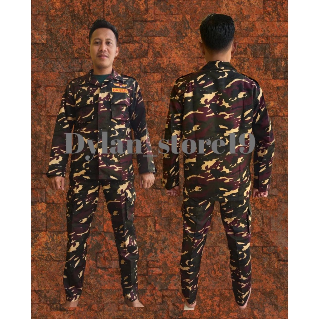 lop SERAGAM BANSER ANTI AIR / SERAGAM PDL BANSER SERAGAM PDL LORENG BANSER PRIA TERLARIS BAHAN WR