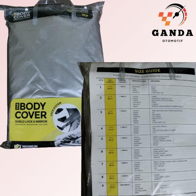 Body Cover / Sarung Mobil Izy Daihatsu Terios + Kunci Klik Velg