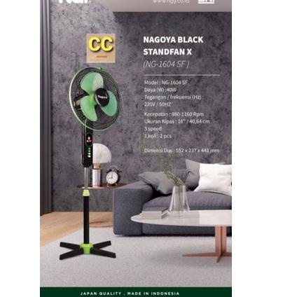 ▼ KIPAS ANGIN BERDIRI NAGOYA 16 INCH / STAND FAN NAGOYA 16INC ❃