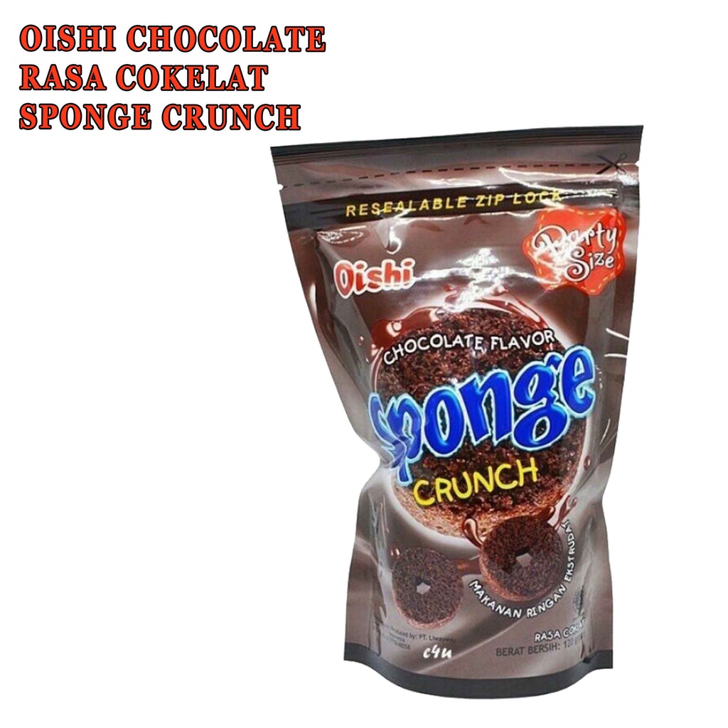 Sponge Crunch* Oishi* Chocolate Flavor* 100g