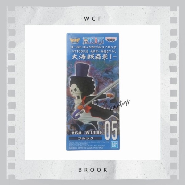 

Dijual wcf wt100 brook one piece new series great pirates Berkualitas