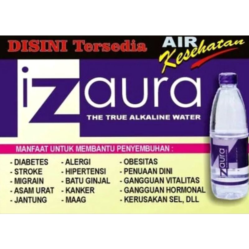 

AIR KESEHATAN IZAURA 600ML ORIGINAL [ BEST SELLER ]