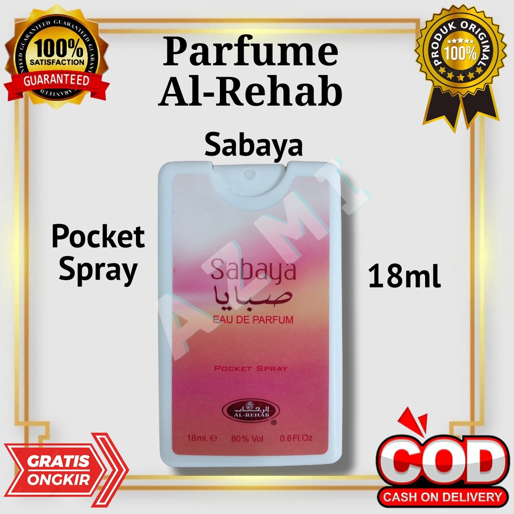 Diskon Parfum Al Rehab POCKET Spray 18ML Asli Arab 100%!!!