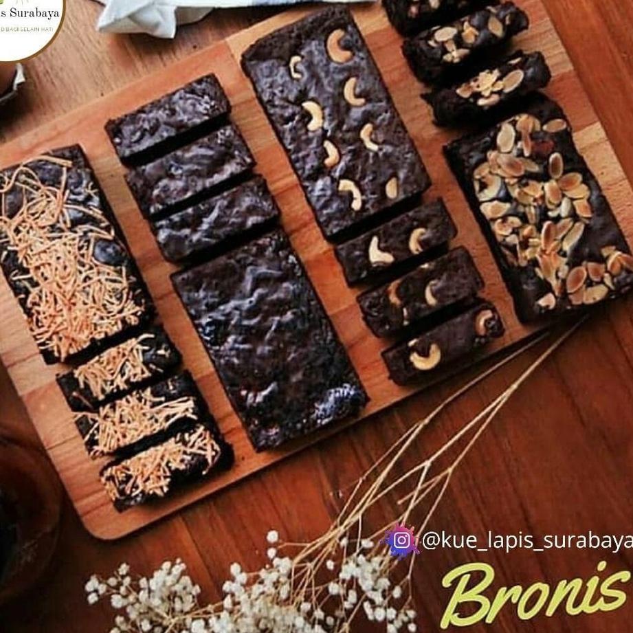 

♪ Brownies/Bronis/Brownis Coklat Panggang Premium Aseli Enak Nyoklat ♧