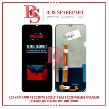 LCD TOUCHSCREEN OPPO  A5 2020 / A9 2020 / A11X / A31 2020 / REALME 5 / REALME 5I / REALME 5S / REALME 6I / REALME C3 / BLACK