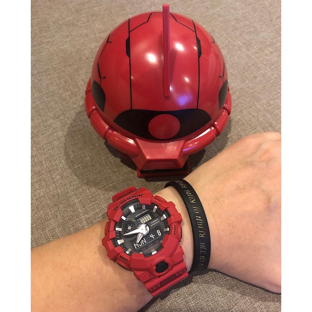 Jam Tangan Casio G-Shock x Gundam’s 40th Anniversary  MS-06S Char’s Zaku II GA-700-4